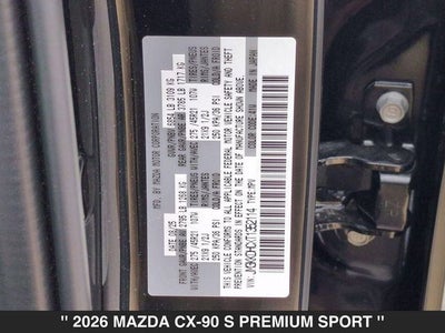 2026 Mazda CX-90 3.3 Turbo S Premium Sport AWD