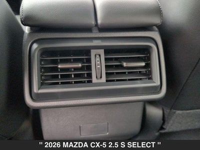 2026 Mazda CX-5 2.5 S Select AWD