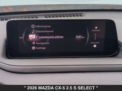 2026 Mazda CX-5 2.5 S Select