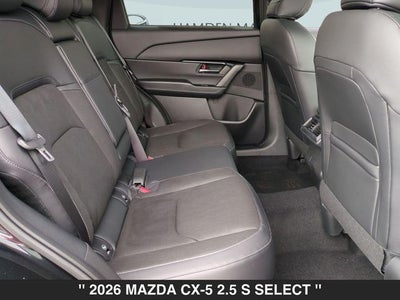 2026 Mazda CX-5 2.5 S Select
