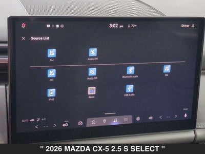 2026 Mazda CX-5 2.5 S Select AWD