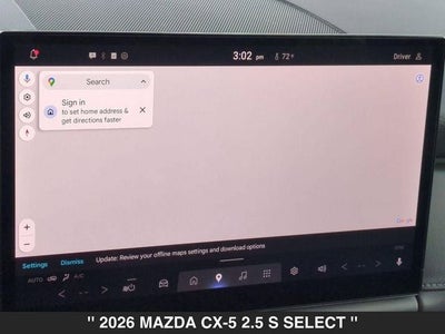 2026 Mazda CX-5 2.5 S Select AWD