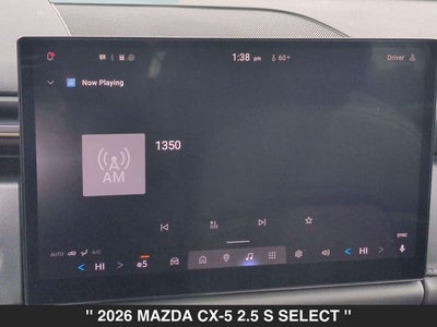 2026 Mazda CX-5 2.5 S Select
