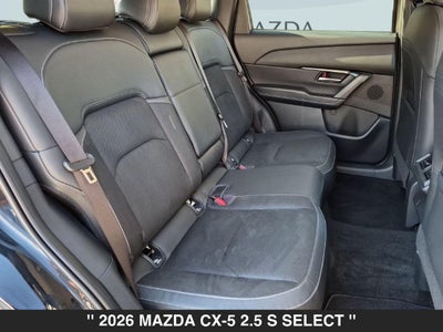 2026 Mazda CX-5 2.5 S Select AWD