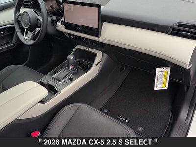 2026 Mazda CX-5 2.5 S Select AWD