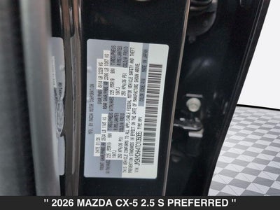 2026 Mazda CX-5 2.5 S Preferred