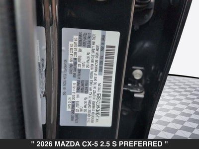 2026 Mazda CX-5 2.5 S Preferred AWD
