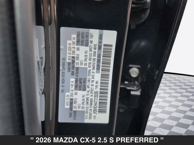 2026 Mazda CX-5 2.5 S Preferred AWD