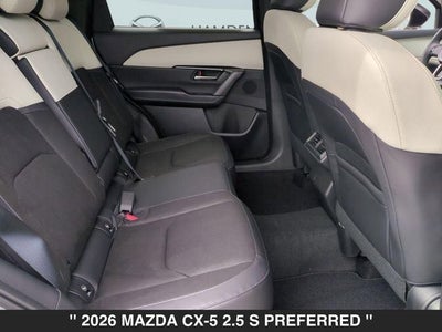 2026 Mazda CX-5 2.5 S Preferred AWD