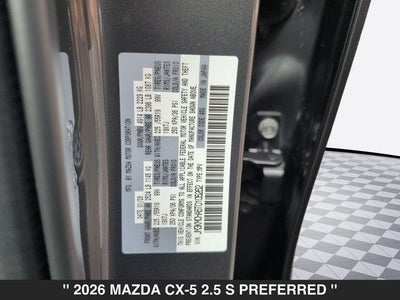2026 Mazda CX-5 2.5 S Preferred AWD