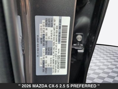 2026 Mazda CX-5 2.5 S Preferred AWD