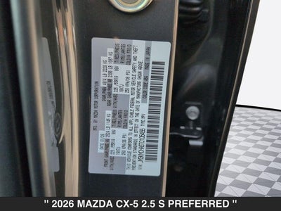 2026 Mazda CX-5 2.5 S Preferred