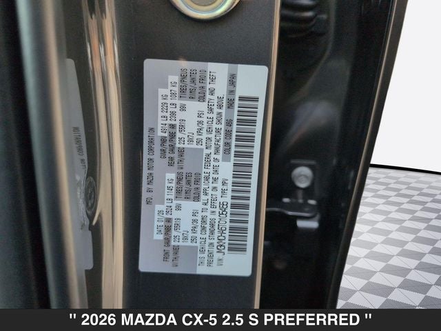 2026 Mazda CX-5 2.5 S Preferred