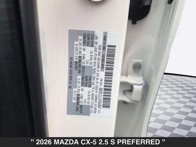 2026 Mazda CX-5 2.5 S Preferred AWD