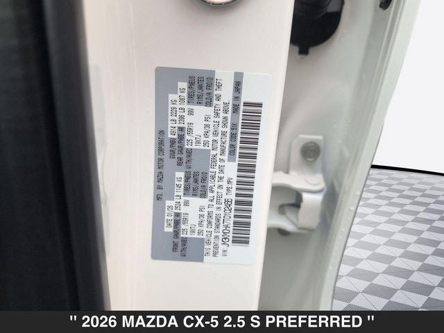 2026 Mazda CX-5 2.5 S Preferred AWD