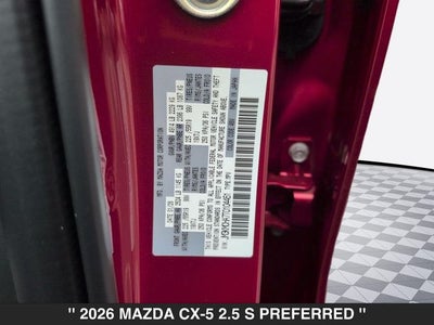 2026 Mazda CX-5 2.5 S Preferred