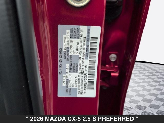2026 Mazda CX-5 2.5 S Preferred