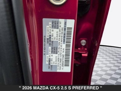 2026 Mazda CX-5 2.5 S Preferred AWD