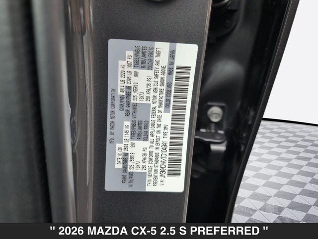 2026 Mazda CX-5 2.5 S Preferred