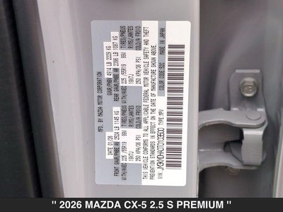 2026 Mazda CX-5 2.5 S Premium