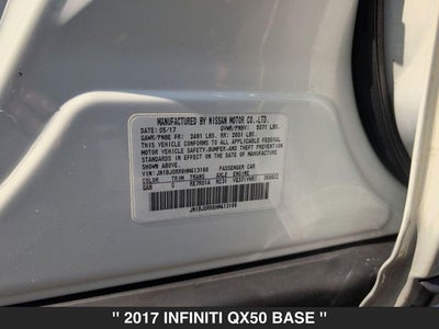 2017 INFINITI QX50 Base