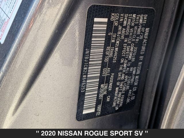 2020 Nissan Rogue Sport SV
