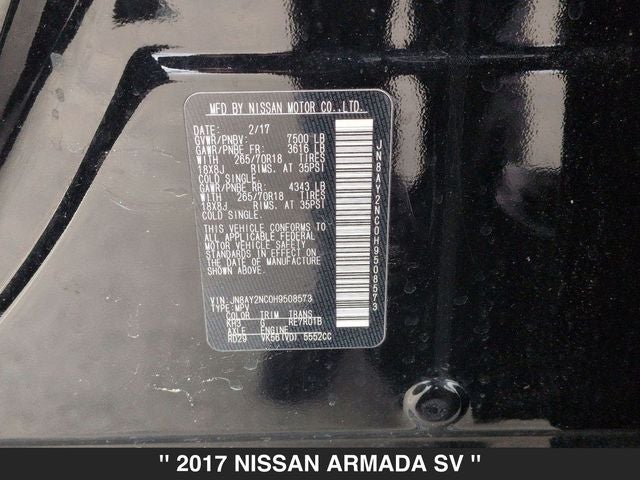 2017 Nissan Armada SV