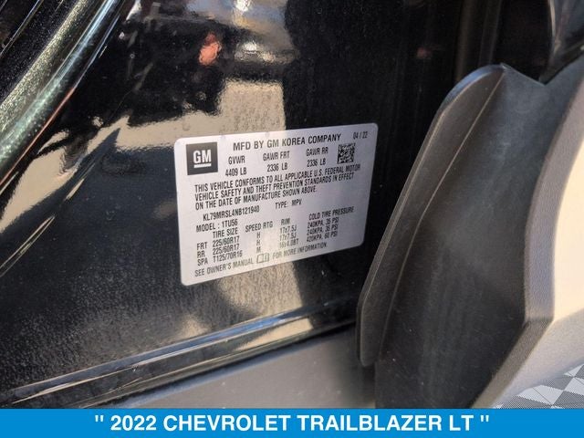 2022 Chevrolet TrailBlazer LT