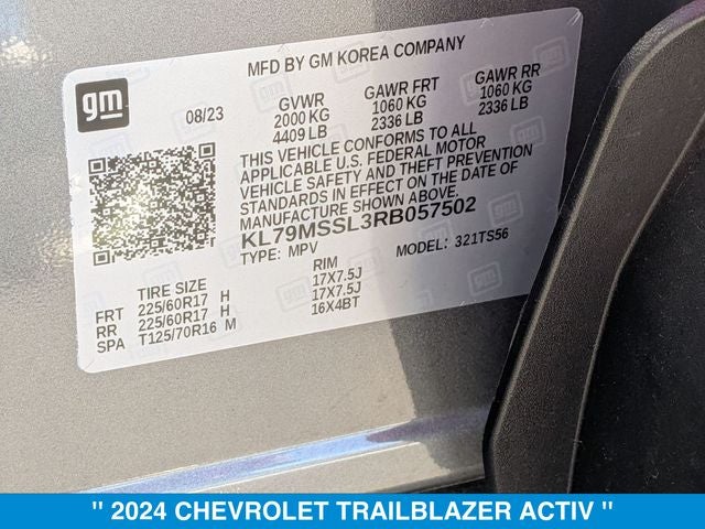 2024 Chevrolet TrailBlazer ACTIV