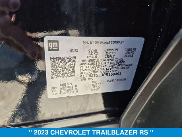 2023 Chevrolet TrailBlazer RS