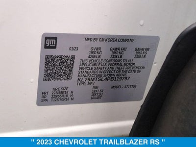 2023 Chevrolet TrailBlazer RS