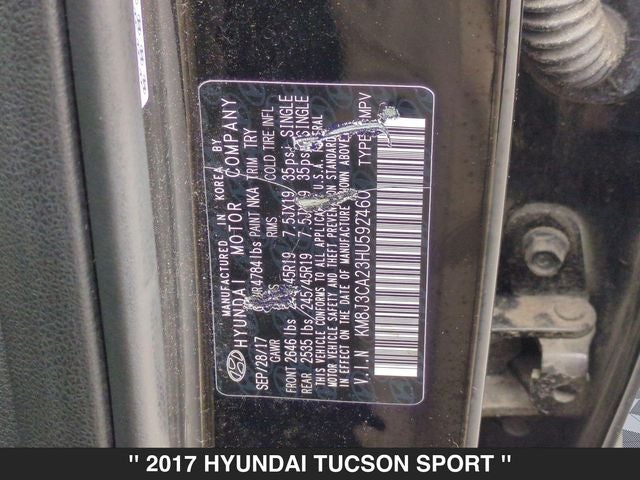 2017 Hyundai Tucson Sport