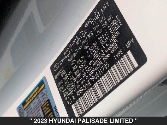 2023 Hyundai Palisade Limited
