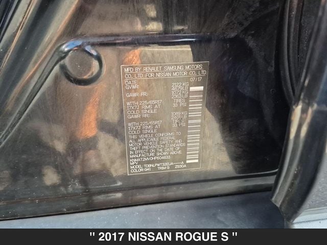 2017 Nissan Rogue S