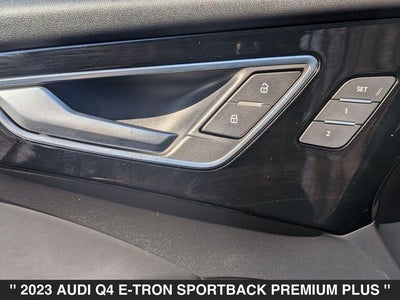 2023 Audi Q4 Sportback e-tron Premium Plus quattro
