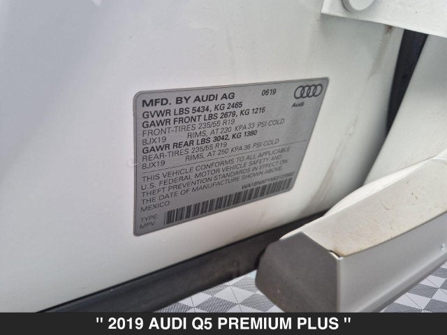2019 Audi Q5 2.0T Premium Plus quattro