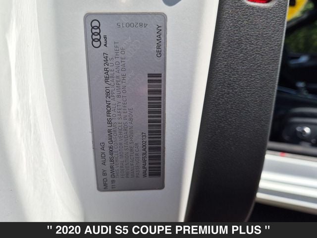 2020 Audi S5 3.0T Premium Plus quattro