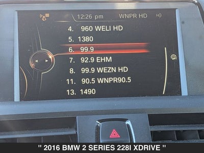 2016 BMW 2 Series 228i xDrive