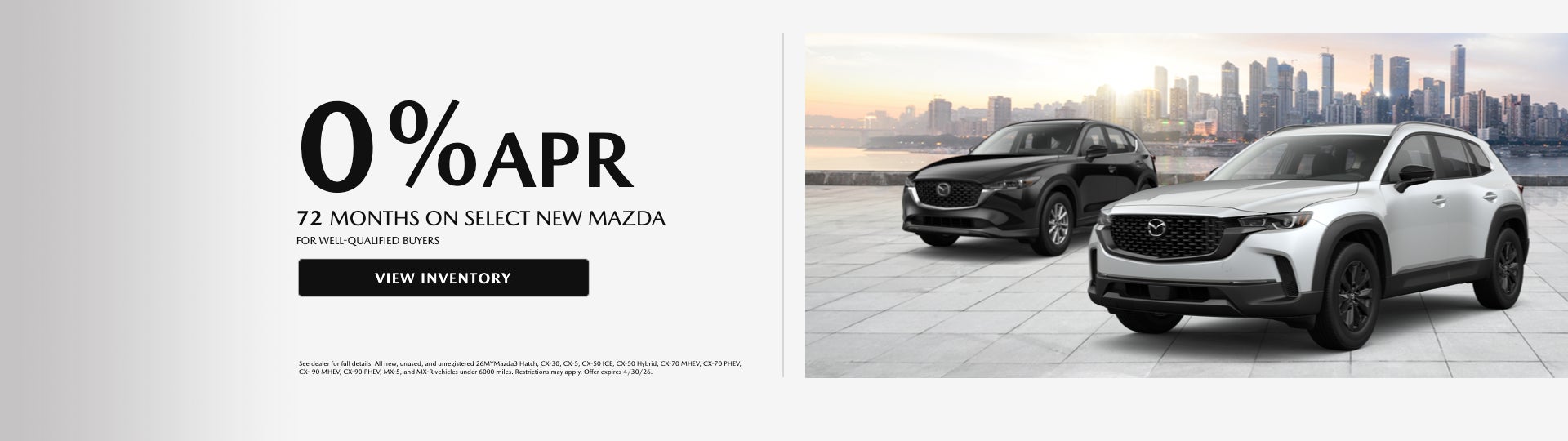 0% APR for 72 months