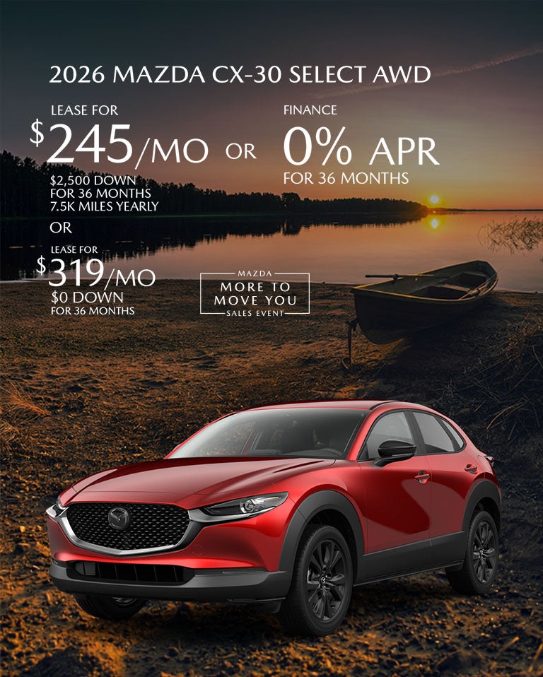 2026 Mazda3 CX-30 lease offer