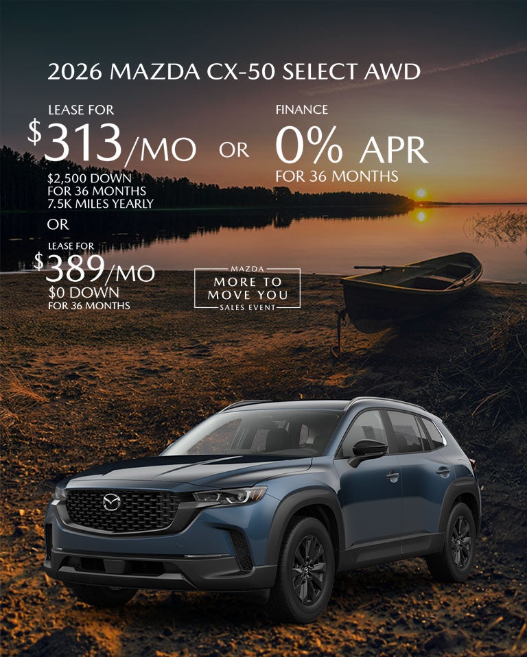 2026 Mazda3 CX-50 lease offer