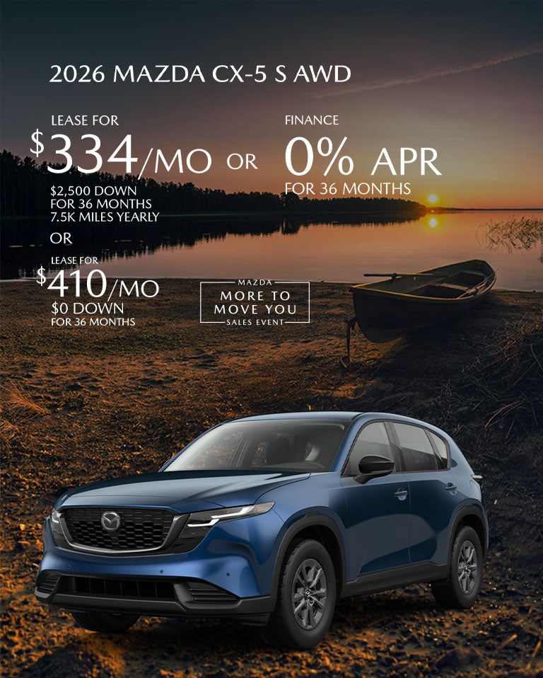 2026 Mazda3 CX-5 lease offer