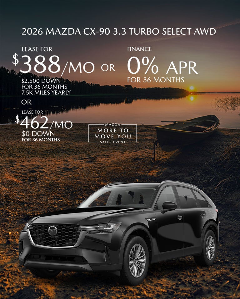 2026 Mazda3 CX-90 lease offer