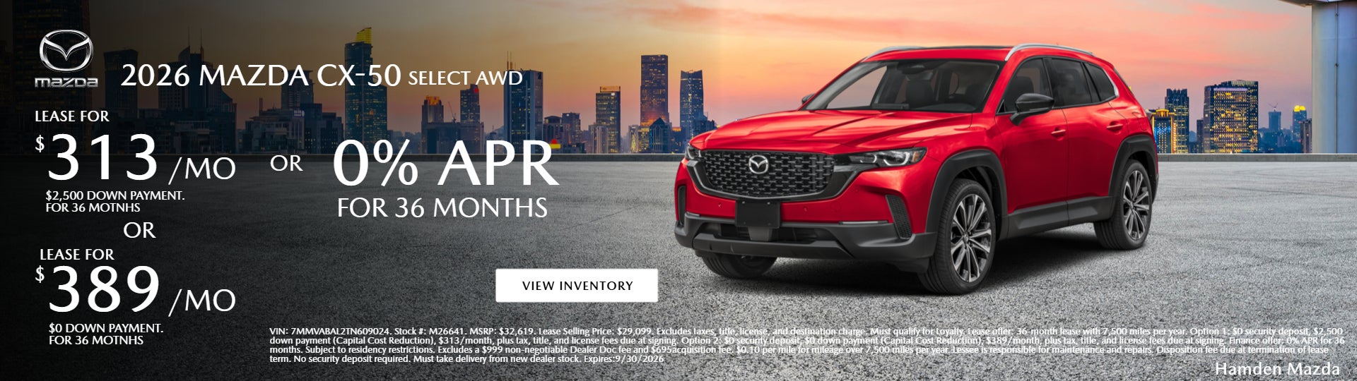 CX-50 Offer